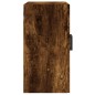 vidaXL Armario de pared madera de ingeniería roble ahumado 60x31x60 cm vidaXL Armario de pared madera de ingeniería roble ahumado 60x31x60 cm