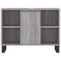 vidaXL Mueble de baño madera de ingeniería gris Sonoma 80x33x60 cm vidaXL Mueble de baño madera de ingeniería gris Sonoma 80x33x60 cm