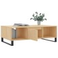 vidaXL Mesa de centro madera de ingeniería roble Sonoma 104x60x35 cm vidaXL Mesa de centro madera de ingeniería roble Sonoma 104x60x35 cm