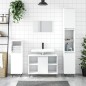 vidaXL Mueble de baño madera de ingeniería blanco 80x33x60 cm vidaXL Mueble de baño madera de ingeniería blanco 80x33x60 cm