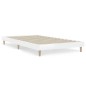 vidaXL Estructura de cama madera contrachapada blanco brillo 90x200cm