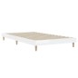 vidaXL Estructura de cama madera contrachapada blanco brillo 90x200cm