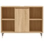 vidaXL Mueble de baño madera de ingeniería roble Sonoma 80x33x60 cm vidaXL Mueble de baño madera de ingeniería roble Sonoma 80x33x60 cm