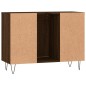 vidaXL Mueble de baño madera de ingeniería roble marrón 80x33x60 cm vidaXL Mueble de baño madera de ingeniería roble marrón 80x33x60 cm