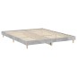 vidaXL Estructura de cama madera contrachapada gris hormigón 120x200cm vidaXL Estructura de cama madera contrachapada gris hormigón 120x200cm
