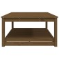 vidaXL Mesa de jardín madera maciza pino marrón miel 121x82,5x45 cm vidaXL Mesa de jardín madera maciza pino marrón miel 121x82,5x45 cm