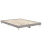 vidaXL Estructura de cama madera contrachapada gris Sonoma 140x190 cm vidaXL Estructura de cama madera contrachapada gris Sonoma 140x190 cm