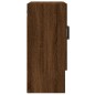 vidaXL Armario de pared madera de ingeniería marrón roble 60x31x70 cm vidaXL Armario de pared madera de ingeniería marrón roble 60x31x70 cm