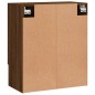 vidaXL Armario de pared madera de ingeniería marrón roble 60x31x70 cm vidaXL Armario de pared madera de ingeniería marrón roble 60x31x70 cm