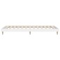 vidaXL Estructura de cama madera contrachapada blanca 90x200 cm vidaXL Estructura de cama madera contrachapada blanca 90x200 cm