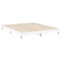 vidaXL Estructura de cama madera contrachapada blanca 140x200 cm vidaXL Estructura de cama madera contrachapada blanca 140x200 cm