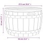 vidaXL Caja de almacenaje de jardín 3 en 1 polipropileno negro