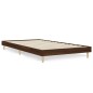 vidaXL Estructura de cama madera contrachapada roble marrón 90x200 cm vidaXL Estructura de cama madera contrachapada roble marrón 90x200 cm