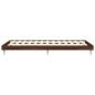 vidaXL Estructura de cama madera contrachapada roble marrón 90x200 cm vidaXL Estructura de cama madera contrachapada roble marrón 90x200 cm