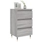 vidaXL Mesita de noche 2 uds madera ingeniería gris Sonoma 40x35x69 cm vidaXL Mesita de noche 2 uds madera ingeniería gris Sonoma 40x35x69 cm