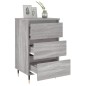 vidaXL Mesita de noche 2 uds madera ingeniería gris Sonoma 40x35x69 cm vidaXL Mesita de noche 2 uds madera ingeniería gris Sonoma 40x35x69 cm