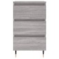 vidaXL Mesita de noche 2 uds madera ingeniería gris Sonoma 40x35x69 cm vidaXL Mesita de noche 2 uds madera ingeniería gris Sonoma 40x35x69 cm
