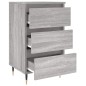 vidaXL Mesita de noche 2 uds madera ingeniería gris Sonoma 40x35x69 cm vidaXL Mesita de noche 2 uds madera ingeniería gris Sonoma 40x35x69 cm
