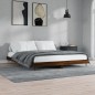 vidaXL Estructura de cama madera contrachapada marrón roble 160x200 cm vidaXL Estructura de cama madera contrachapada marrón roble 160x200 cm