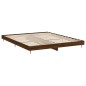 vidaXL Estructura de cama madera contrachapada marrón roble 160x200 cm vidaXL Estructura de cama madera contrachapada marrón roble 160x200 cm