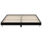 vidaXL Estructura de cama madera contrachapada negra 180x200 cm
