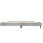 vidaXL Estructura de cama madera contrachapada gris hormigón 140x190cm