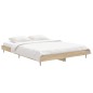 vidaXL Estructura de cama madera contrachapada roble Sonoma 135x190 cm vidaXL Estructura de cama madera contrachapada roble Sonoma 135x190 cm