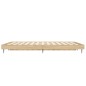 vidaXL Estructura de cama madera contrachapada roble Sonoma 135x190 cm vidaXL Estructura de cama madera contrachapada roble Sonoma 135x190 cm