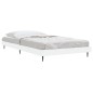 vidaXL Estructura de cama madera contrachapada blanca 90x200 cm vidaXL Estructura de cama madera contrachapada blanca 90x200 cm