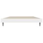 vidaXL Estructura de cama madera contrachapada blanca 90x200 cm vidaXL Estructura de cama madera contrachapada blanca 90x200 cm