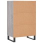 vidaXL Aparador alto madera de ingeniería gris Sonoma 57x35x90 cm vidaXL Aparador alto madera de ingeniería gris Sonoma 57x35x90 cm