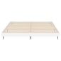 vidaXL Estructura de cama madera contrachapada blanco brillo 200x200cm