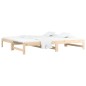 vidaXL Sofá cama extraíble madera maciza de pino 2x(80x200) cm vidaXL Sofá cama extraíble madera maciza de pino 2x(80x200) cm