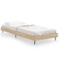vidaXL Estructura de cama madera contrachapada roble Sonoma 75x190 cm
