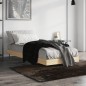 vidaXL Estructura de cama madera contrachapada roble Sonoma 75x190 cm