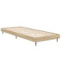 vidaXL Estructura de cama madera contrachapada roble Sonoma 75x190 cm