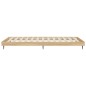 vidaXL Estructura de cama madera contrachapada roble Sonoma 75x190 cm