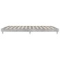 vidaXL Estructura de cama madera contrachapada gris hormigón 120x200cm