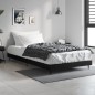 vidaXL Estructura de cama madera contrachapada negra 100x200 cm vidaXL Estructura de cama madera contrachapada negra 100x200 cm