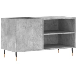vidaXL Mueble de discos madera de ingeniería gris hormigón 85x38x48 cm