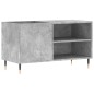 vidaXL Mueble de discos madera de ingeniería gris hormigón 85x38x48 cm vidaXL Mueble de discos madera de ingeniería gris hormigón 85x38x48 cm