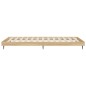 vidaXL Estructura de cama madera contrachapada roble Sonoma 90x190 cm