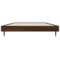 vidaXL Estructura de cama madera contrachapada roble marrón 90x200 cm