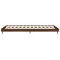 vidaXL Estructura de cama madera contrachapada roble marrón 90x200 cm