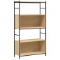 vidaXL Estantería hierro madera ingeniería roble Sonoma 80x30x145,5 cm vidaXL Estantería hierro madera ingeniería roble Sonoma 80x30x145,5 cm