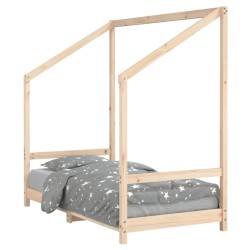 vidaXL Estructura de cama para niños madera maciza de pino 80x160 cm