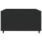 vidaXL Set de muebles de jardín 3 pzas y cojines ratán sintético negro vidaXL Set de muebles de jardín 3 pzas y cojines ratán sintético negro