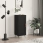vidaXL Aparador de madera contrachapada negro 34,5x34x90 cm vidaXL Aparador de madera contrachapada negro 34,5x34x90 cm