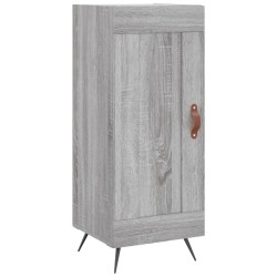 vidaXL Aparador madera de ingeniería gris Sonoma 34,5x34x90 cm