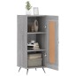 vidaXL Aparador madera de ingeniería gris Sonoma 34,5x34x90 cm vidaXL Aparador madera de ingeniería gris Sonoma 34,5x34x90 cm